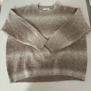 Old Navy Women’s Gradient Brown Crewneck Sweater